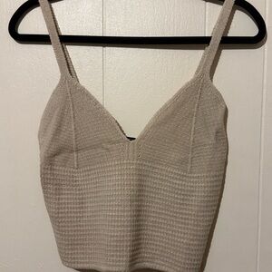 Forever 21 Taupe Knit Tank Top